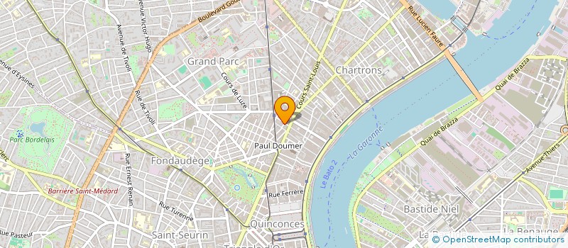 localisation de l'entreprise MONSIEUR FABRICE LASSORT  BORDEAUX