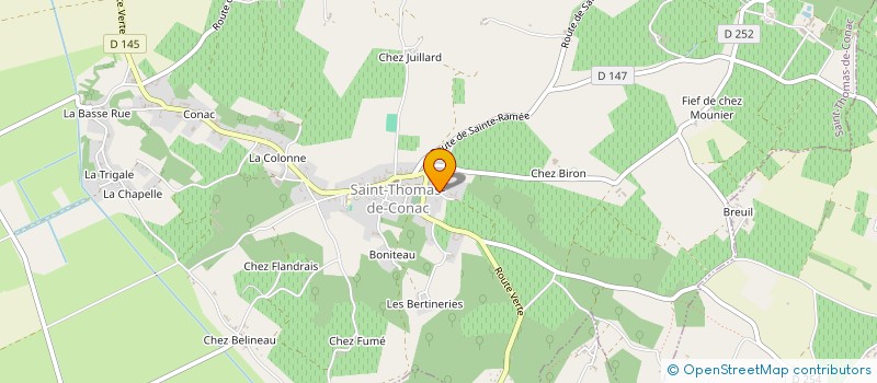 localisation de l'entreprise MONSIEUR FABRICE LATASTE à SAINT-THOMAS-DE-CONAC