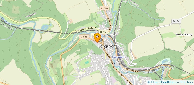 localisation de l'entreprise MONSIEUR FABRICE LAURANT  LONGUYON