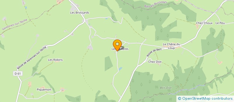 localisation de l'entreprise MONSIEUR FABRICE LAURENT  SAINT-CHRISTOPHE-EN-BOURBONNAIS