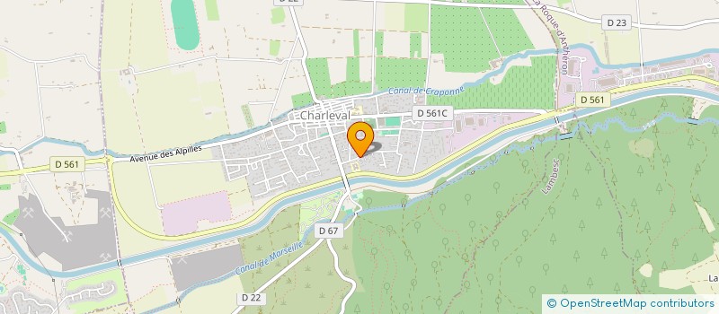 localisation de l'entreprise MONSIEUR FABRICE LAURENT  CHARLEVAL