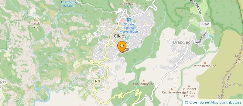 localisation de l'entreprise MONSIEUR FABRICE LAURET à CILAOS