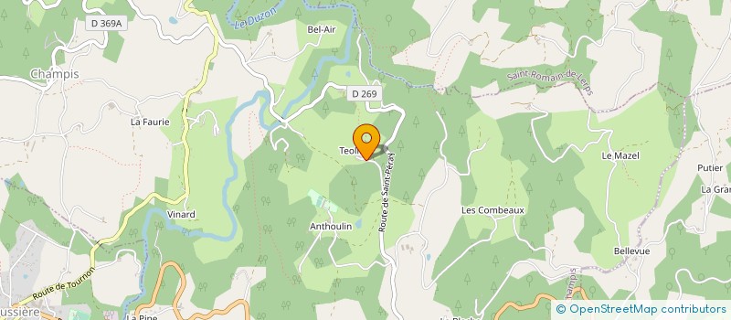 localisation de l'entreprise MONSIEUR FABRICE LAURIER  CHAMPIS