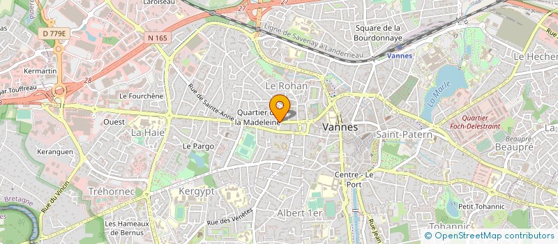 localisation de l'entreprise MONSIEUR FABRICE LAVERGNE à VANNES