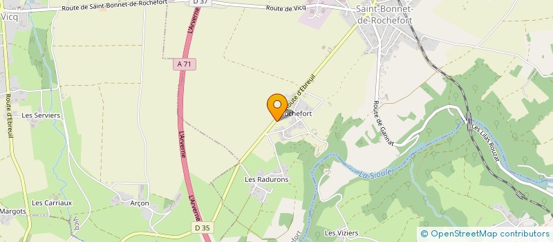 localisation de l'entreprise MONSIEUR FABRICE LAVOLLEE à SAINT-BONNET-DE-ROCHEFORT