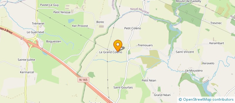 localisation de l'entreprise MONSIEUR FABRICE LE BOT à MUZILLAC
