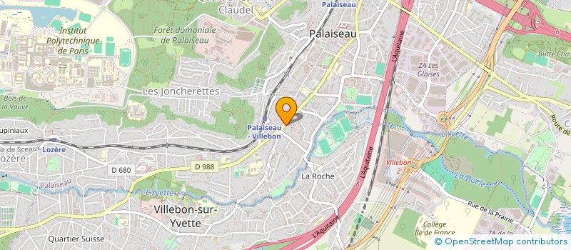 localisation de l'entreprise MONSIEUR FABRICE LE DISCORDE  PALAISEAU