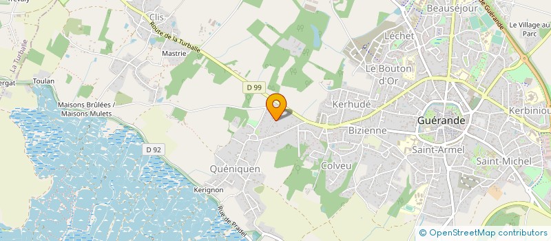 localisation de l'entreprise MONSIEUR FABRICE LE GOUIC  GUERANDE