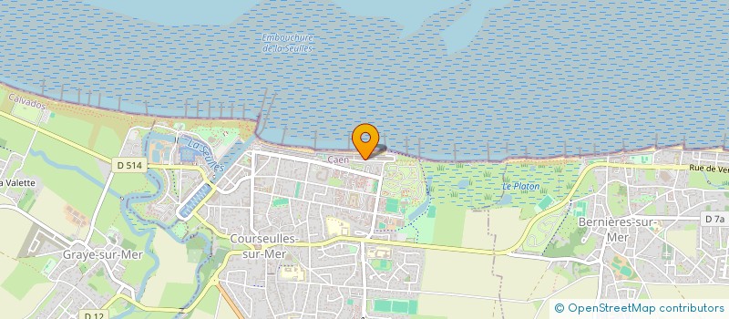 localisation de l'entreprise MONSIEUR FABRICE LE GUEN  COURSEULLES-SUR-MER