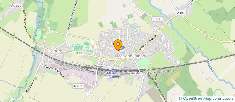 localisation de l'entreprise MONSIEUR FABRICE LE GUILLOU  MEZIDON VALLEE D'AUGE