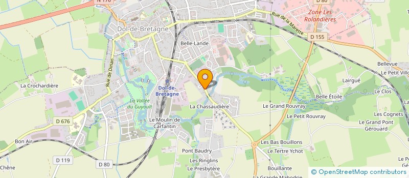 localisation de l'entreprise MONSIEUR FABRICE LE JEAN  DOL-DE-BRETAGNE