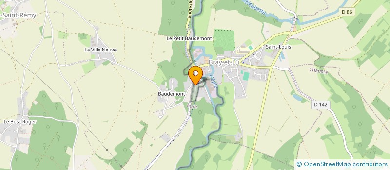 localisation de l'entreprise MONSIEUR FABRICE LE LAY  BRAY-ET-LU