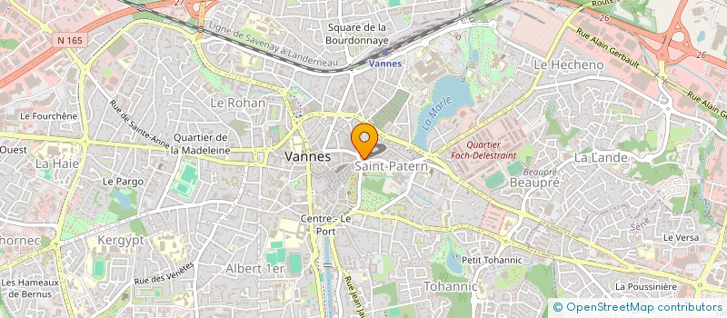 localisation de l'entreprise MONSIEUR FABRICE LE MENN à VANNES