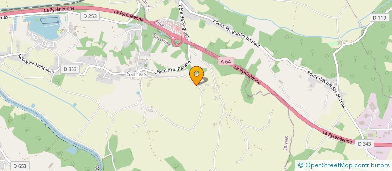 localisation de l'entreprise MONSIEUR FABRICE LE MEUR  SAMES