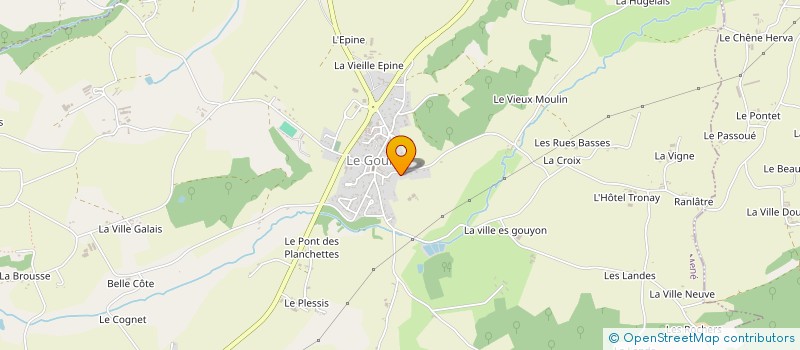 localisation de l'entreprise MONSIEUR FABRICE LE MOAL à LE MENE
