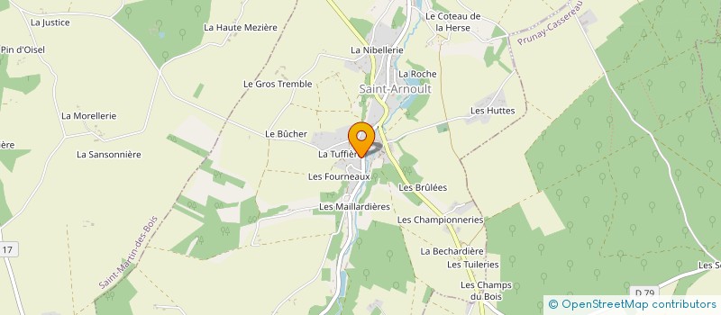 localisation de l'entreprise MONSIEUR FABRICE LE MORVAN  SAINT-ARNOULT