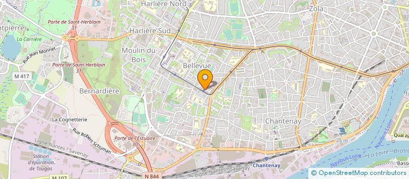 localisation de l'entreprise MONSIEUR FABRICE LE PABIC à NANTES