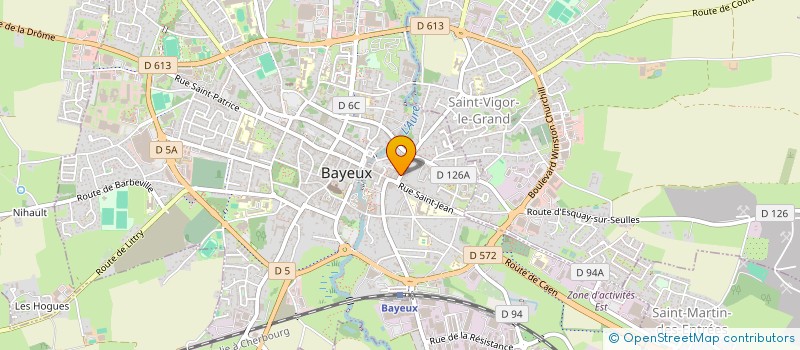 localisation de l'entreprise MONSIEUR FABRICE LE PAILLEUR à BAYEUX