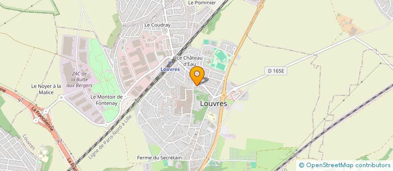 localisation de l'entreprise MONSIEUR FABRICE LE ROUX à LOUVRES