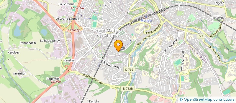 localisation de l'entreprise MONSIEUR FABRICE LE SAOUT  MORLAIX