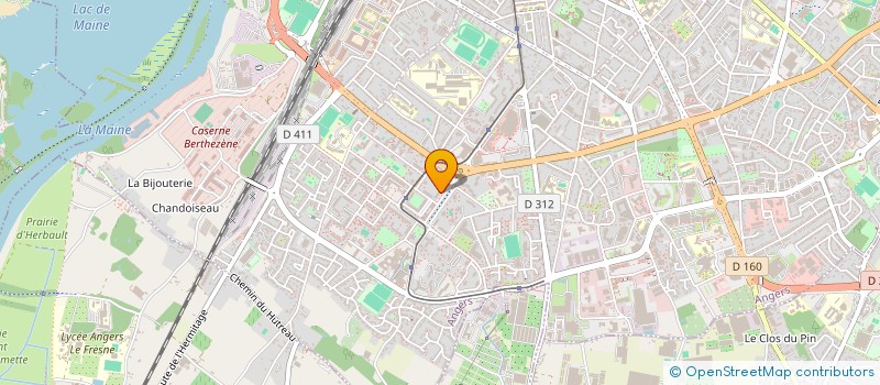 localisation de l'entreprise MONSIEUR FABRICE LE SOURD  ANGERS