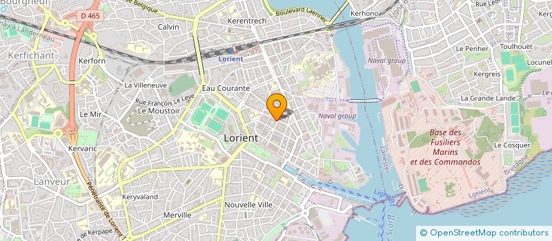 localisation de l'entreprise MONSIEUR FABRICE LE SQUER  LORIENT