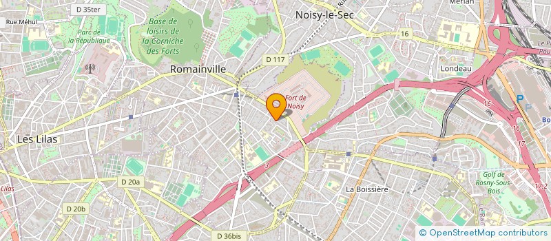 localisation de l'entreprise MONSIEUR FABRICE LEAUTEY à ROMAINVILLE