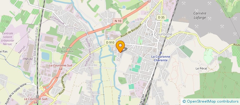 localisation de l'entreprise MONSIEUR FABRICE LEBE à LA COURONNE