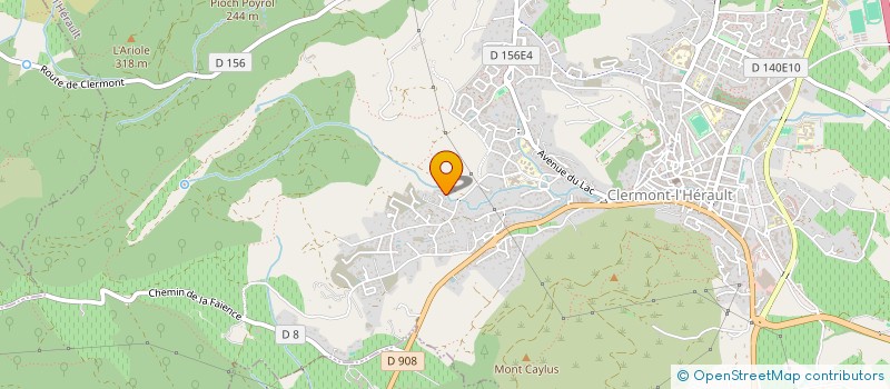 localisation de l'entreprise MONSIEUR FABRICE LEBERON  CLERMONT-L'HERAULT