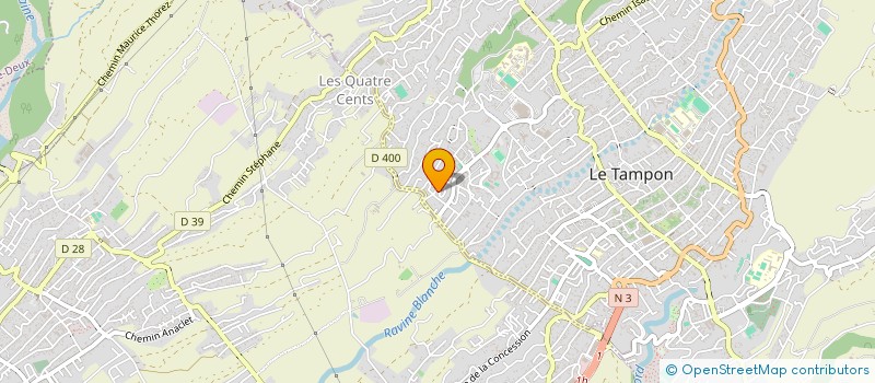 localisation de l'entreprise MONSIEUR FABRICE LEBIGRE à LE TAMPON