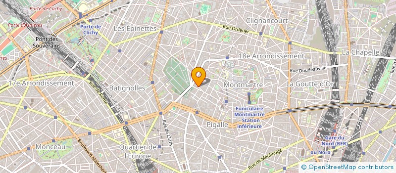 localisation de l'entreprise MONSIEUR FABRICE LEBORGNE  PARIS