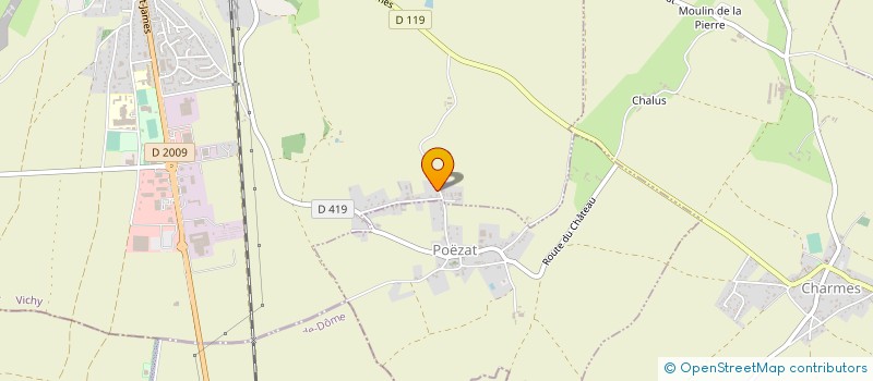 localisation de l'entreprise MONSIEUR FABRICE LEBOURG  GANNAT