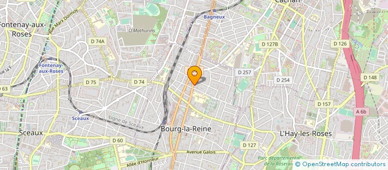 localisation de l'entreprise MONSIEUR FABRICE LEBRIQUER à BOURG-LA-REINE