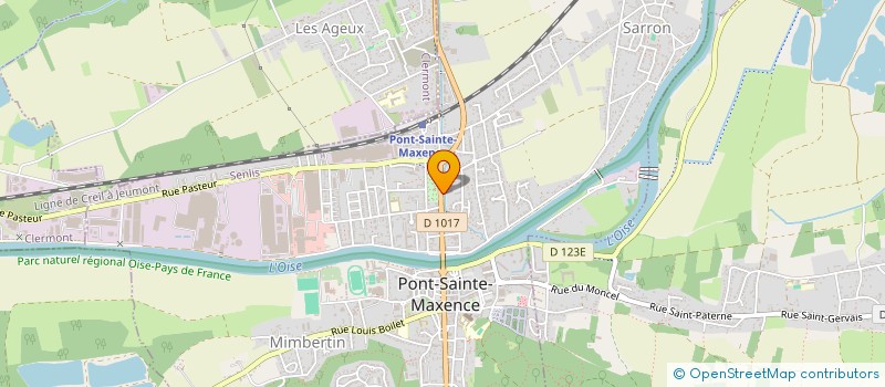 localisation de l'entreprise MONSIEUR FABRICE LECAT à PONT-SAINTE-MAXENCE