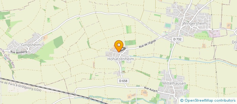 localisation de l'entreprise MONSIEUR FABRICE LECONTE  WINGERSHEIM LES QUATRE BANS