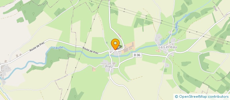 localisation de l'entreprise MONSIEUR FABRICE LEDOUBLE  PREZ