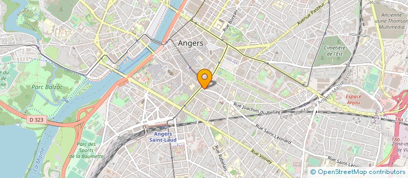 localisation de l'entreprise MONSIEUR FABRICE LEFEBVRE  ANGERS