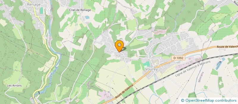 localisation de l'entreprise MONSIEUR FABRICE LEFEBVRE  VOUREY