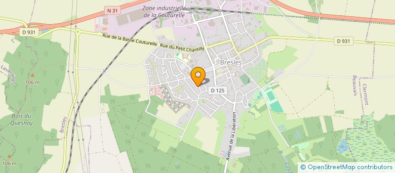 localisation de l'entreprise MONSIEUR FABRICE LEFEVRE  BRESLES