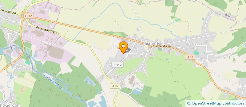 localisation de l'entreprise MONSIEUR FABRICE LEFEVRE  JEANMENIL