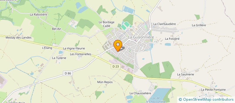 localisation de l'entreprise MONSIEUR FABRICE LEGER à MONTAIGU-VENDEE
