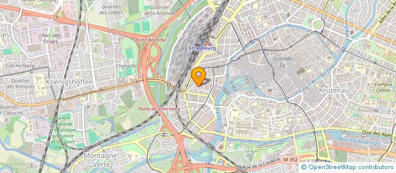 localisation de l'entreprise MONSIEUR FABRICE LEGGERI  STRASBOURG