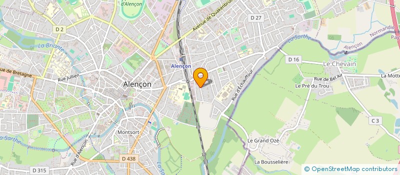 localisation de l'entreprise MONSIEUR FABRICE LEHAUT à ALENCON