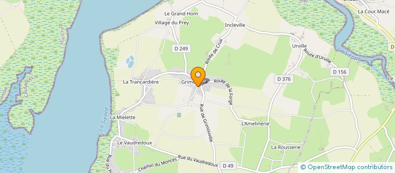 localisation de l'entreprise MONSIEUR FABRICE LEHOUGAIS à REGNEVILLE-SUR-MER