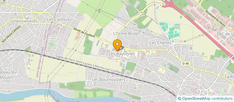 localisation de l'entreprise MONSIEUR FABRICE LEITERER  HERBLAY-SUR-SEINE