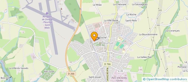 localisation de l'entreprise MONSIEUR FABRICE LELARGE  PLEURTUIT