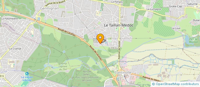 localisation de l'entreprise MONSIEUR FABRICE LENAIN  LE TAILLAN-MEDOC