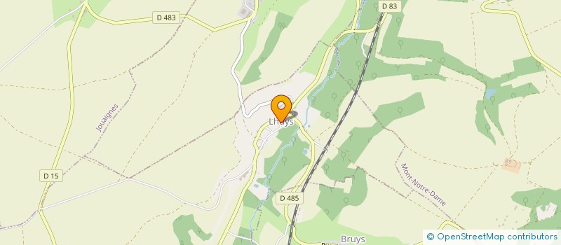 localisation de l'entreprise MONSIEUR FABRICE LENOIR  LHUYS