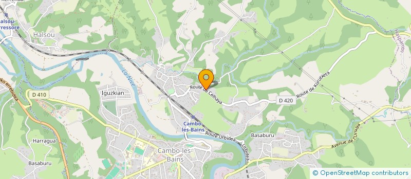 localisation de l'entreprise MONSIEUR FABRICE LEPAGE  CAMBO-LES-BAINS