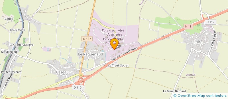 localisation de l'entreprise MONSIEUR FABRICE LEPAULMIER  ROULLET-SAINT-ESTEPHE